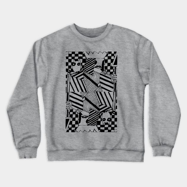 tke king doodle Crewneck Sweatshirt by Pradeep Chauhan